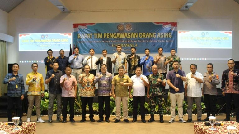 Perkuat Pengawasan Orang Asing, Imigrasi Jambi Gelar Rakor Timpora 