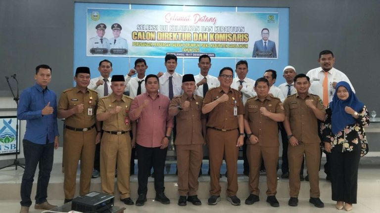Sekda Sarolangun Muhammad Arief Buka Seleksi UKK Calon Direktur dan Calon Komisaris Persorada Serumpun Pseko Tahun 2025