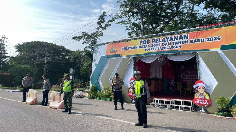 Dishub Sarolangun Turunkan 30 Personil Bantu Pos PAM dan Pos Yan Dalam Operasi Lilin Tahun 2025