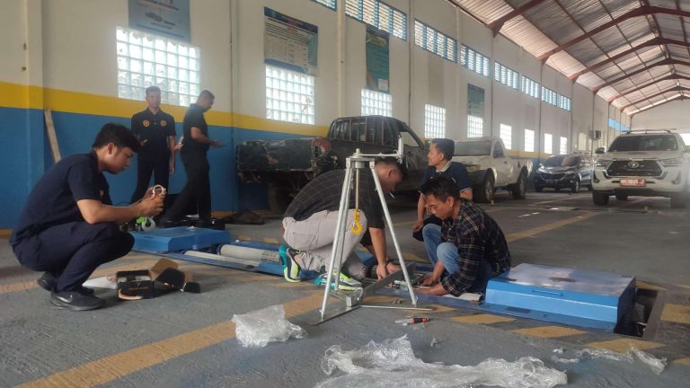 Dishub Sarolangun Terapkan Uji KIR Dengan Sistem Full Scale