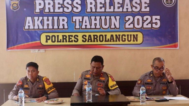 Polres Sarolangun Ungkap 442 Kasus Kejahatan dan Narkoba Sepanjang 2025