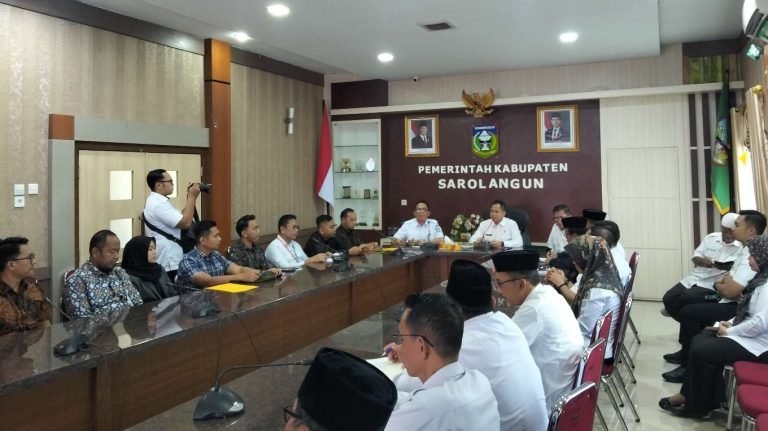 Wabup Sarolangun Gerry Trisatwika Pimpin Rakor Tim Percepatan Akses Keuangan Daerah 