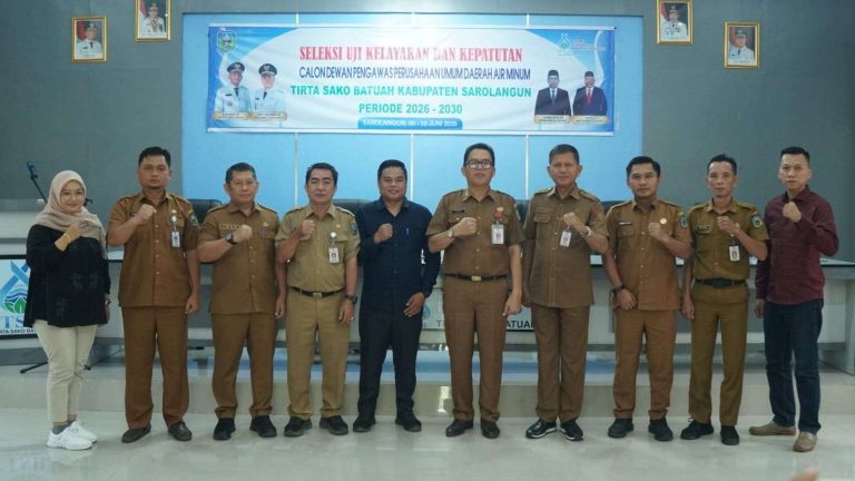 Sekda Sarolangun Buka UKK Seleksi Calon Dewan Pengawas Perumda TSB Periode 2026-2030